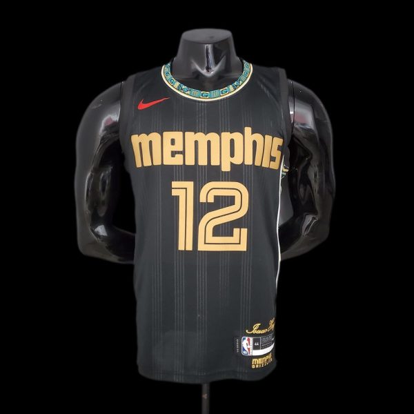 Maillot Memphis Grizzlies 12 Morant NBA Basket