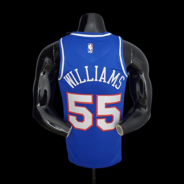 Sacramento Kings 55 Williams Basketball NBA Jersey