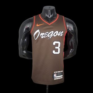 Portland Trail 3 McCOLLUM NBA Basketball Jersey