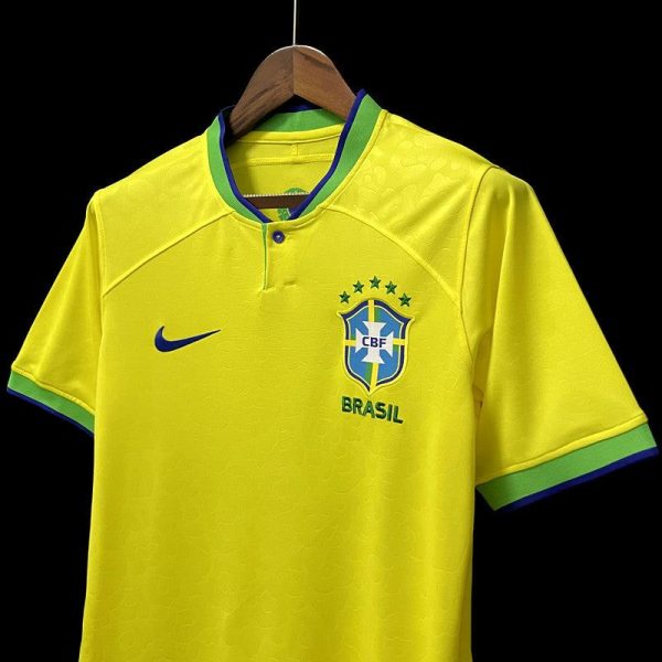 Brésil Maillot Domicile 2022/23 Coupe du Monde