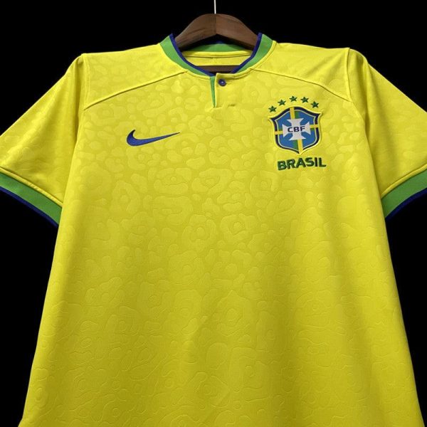 Brésil Maillot Domicile 2022/23 Coupe du Monde