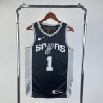 San Antonio Spurs 1 WEMBANYAMA NBA Basketball Jersey