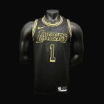 Camiseta de baloncesto de la NBA RUSSELL 1 de Los Angeles Lakers