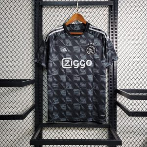 Terceira camisa preta de futebol de Amsterdã 2023 2024