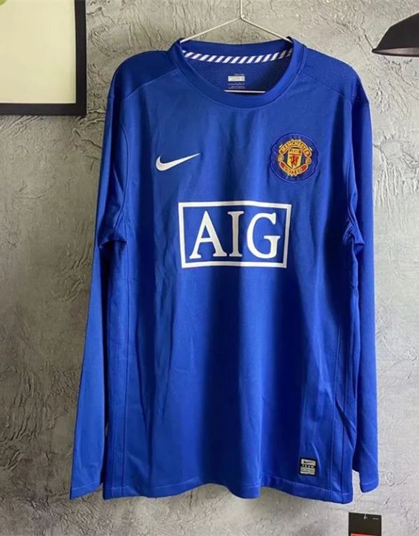 Manchester United Retro 2007 2008 Manche Longue