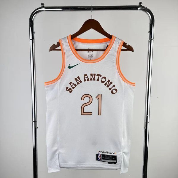 Maillot San Antonio Spurs 21 DUNCAN NBA Basketball