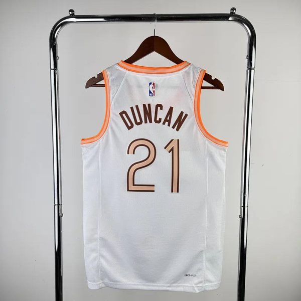 Maillot San Antonio Spurs 21 DUNCAN NBA Basketball