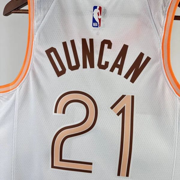 Maillot San Antonio Spurs 21 DUNCAN NBA Basketball