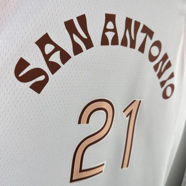 Maillot San Antonio Spurs 21 DUNCAN NBA Basketball