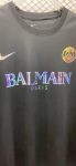 Paris Maillot foot  Balmain Noir 2024 2025