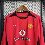 Maillot Manchester United Retro 2002 2004 Manche Longue