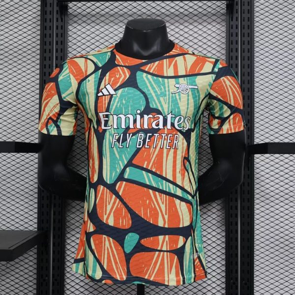 Camisa Arsenal 2024 2025 pré-jogo