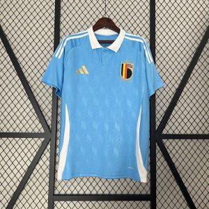 Camiseta de futbol de visitante de Belgica 2024 2025 EURO2024