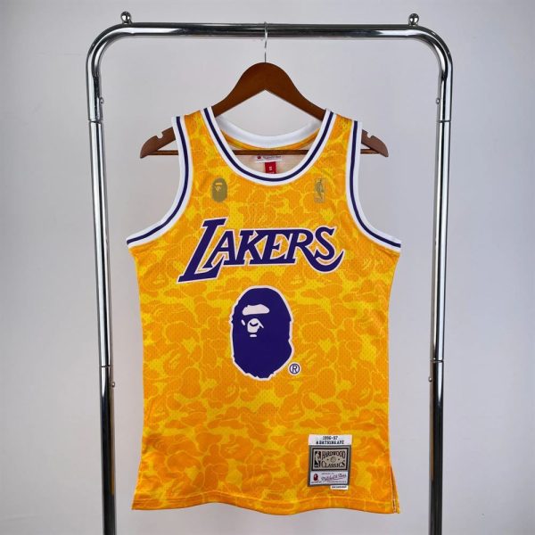 Bape Los Angeles Lakers 93 BAPE NBA-Basketballtrikot