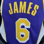 Maillot Los Angeles Lakers  6 Jordan NBA Basket