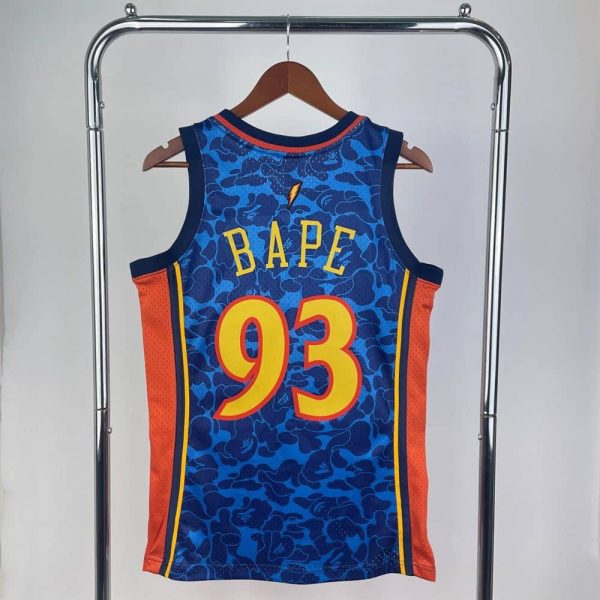 Maillot  Bape Golden State Warriors 93 BAPE  NBA Basket