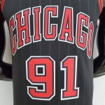 Chicago Bulls 91 Rodman NBA Basketball Jersey