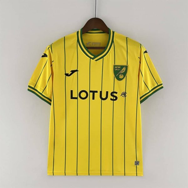 Norwich maillot domicile 2022/23