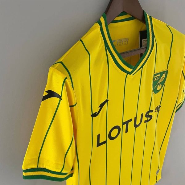 Norwich maillot domicile 2022/23