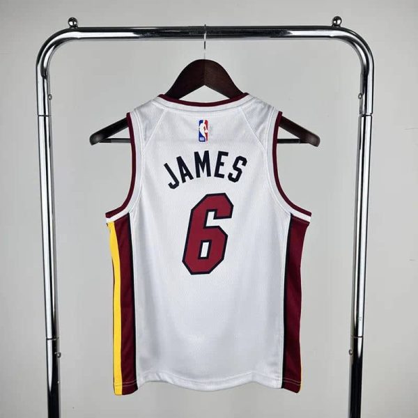 Miami Heat 6 JAMES NBA-Basketballtrikot