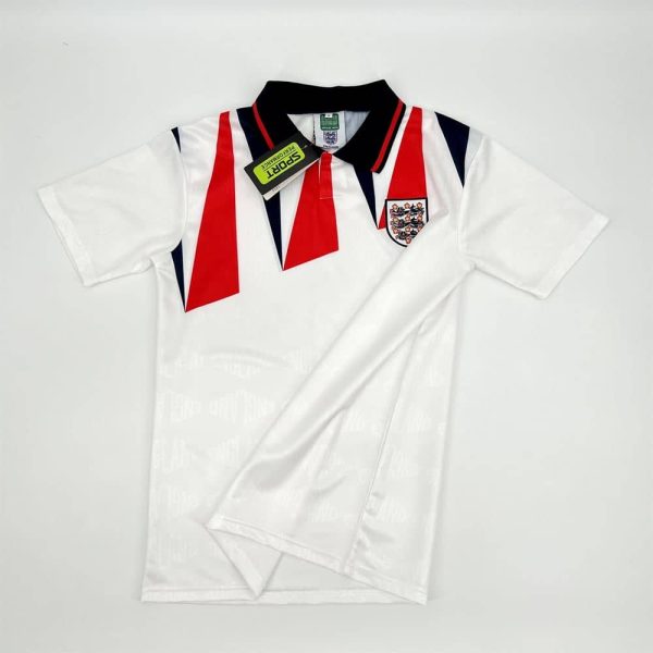 Camisa de futebol retrô da Inglaterra 1992