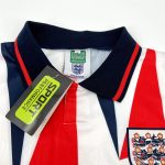 Camisa de futebol retrô da Inglaterra 1992