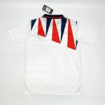 Camisa de futebol retrô da Inglaterra 1992