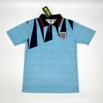 Camisa de futebol retrô da Inglaterra 1992