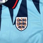 Camisa de futebol retrô da Inglaterra 1992