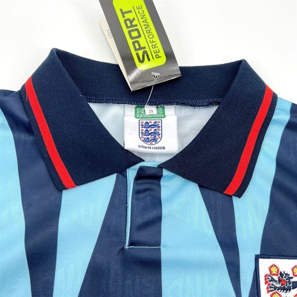 Camisa de futebol retrô da Inglaterra 1992