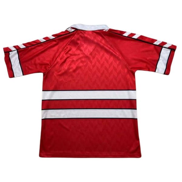 Danemark maillot foot retro 1988