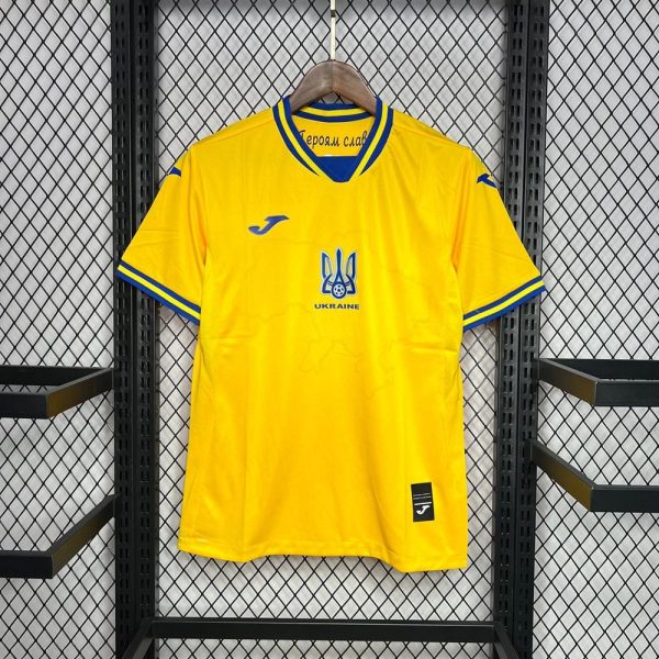 Ukraine Fußballtrikot 2024 2025 Heimtrikot