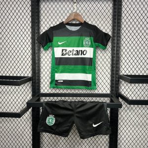 Divisa da bambino Sporting Portogallo 2024 2025 Home