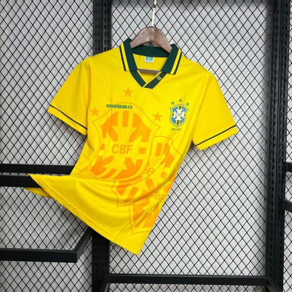 Camisa Retrô de Futebol Brasil 1994