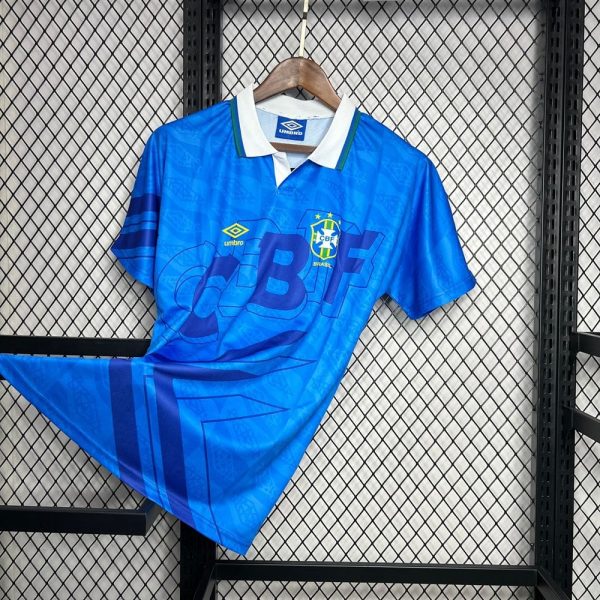 Camisa de futebol retrô do Brasil 1991 1993