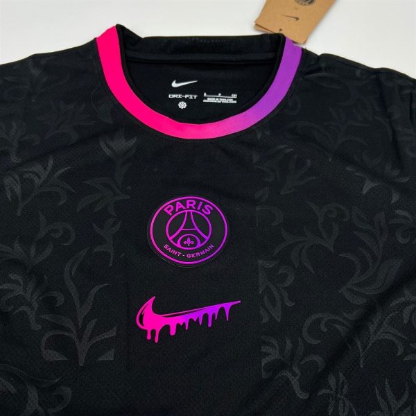 Camiseta de futbol Paris Saint Germain 2024 2025 PSG Concept Negro Rosa