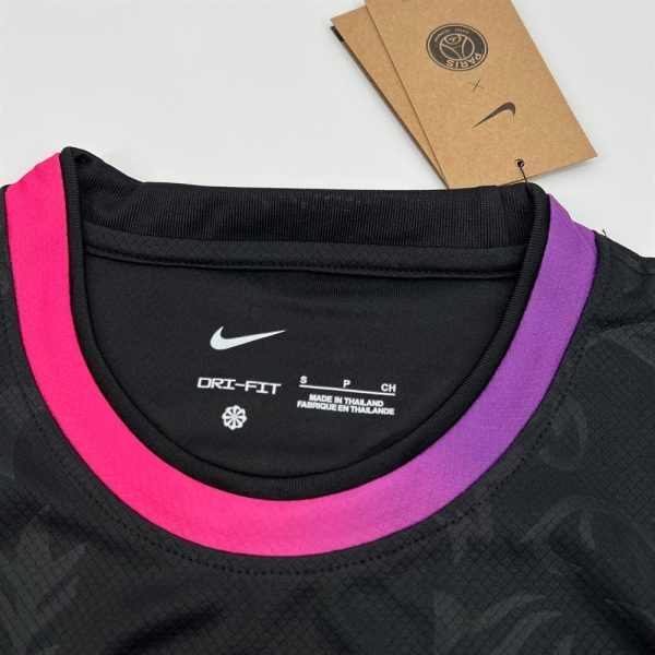 Camiseta de futbol Paris Saint Germain 2024 2025 PSG Concept Negro Rosa