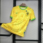 Camisa de futebol conceito Brasil 2024 2025