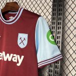 West Ham maillot foot domicile 2024 2025