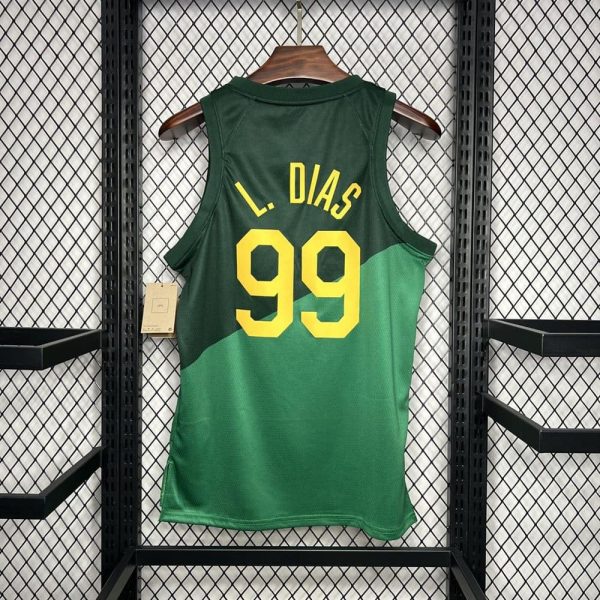 Maillot Brésil 99 L. DIAS NBA Basket