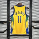 Maillot Brésil 11 L. GUI SANTOS NBA Basket