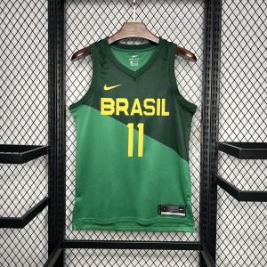 Maillot Brésil 11 L. GUI SANTOS NBA Basket