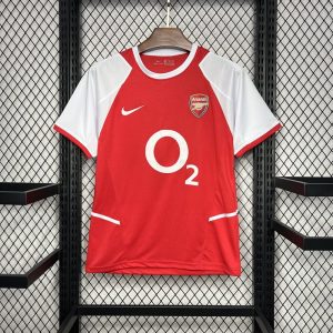 Maglia da calcio dell'Arsenal 2002 2004 Retro