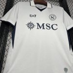 Naples maillot foot extérieur 2024 2025 blanc