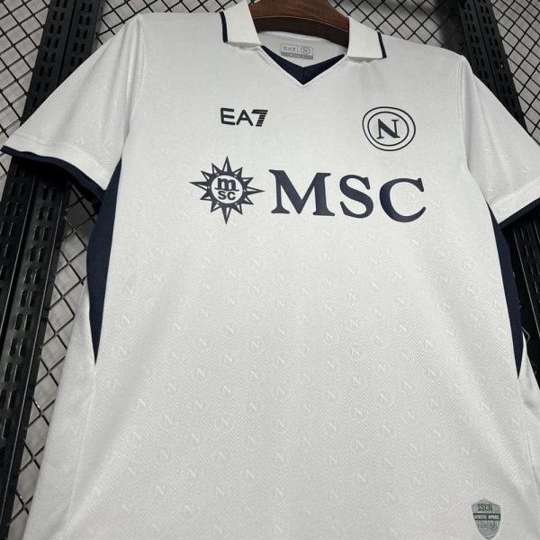 Naples maillot foot extérieur 2024 2025 blanc