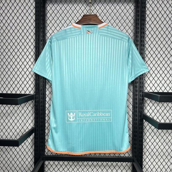 Inter Miami Fußballtrikot 2024 2025 Third Grün Blau Retro-Version