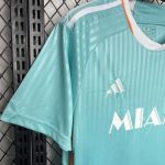 Inter Miami Fußballtrikot 2024 2025 Third Grün Blau Retro-Version