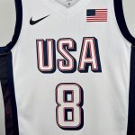 Maillot USA 8 LEONARD NBA Basket