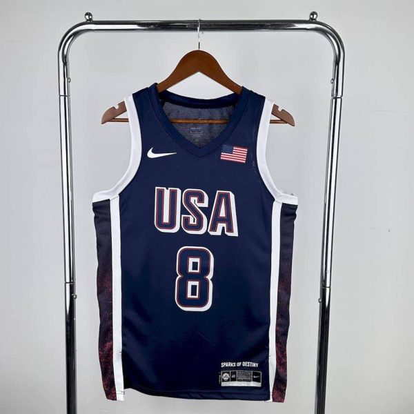 Maillot USA 8 LEONARD NBA Basket