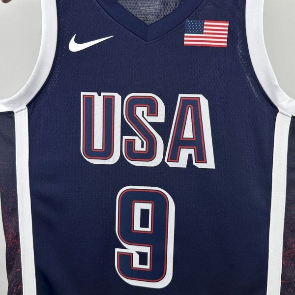 Maillot USA 9 HALIBURTON NBA Basket